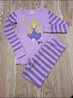 Hanna Andersson Girls Organic Cotton Disney Rapunzel Pajamas 6/7